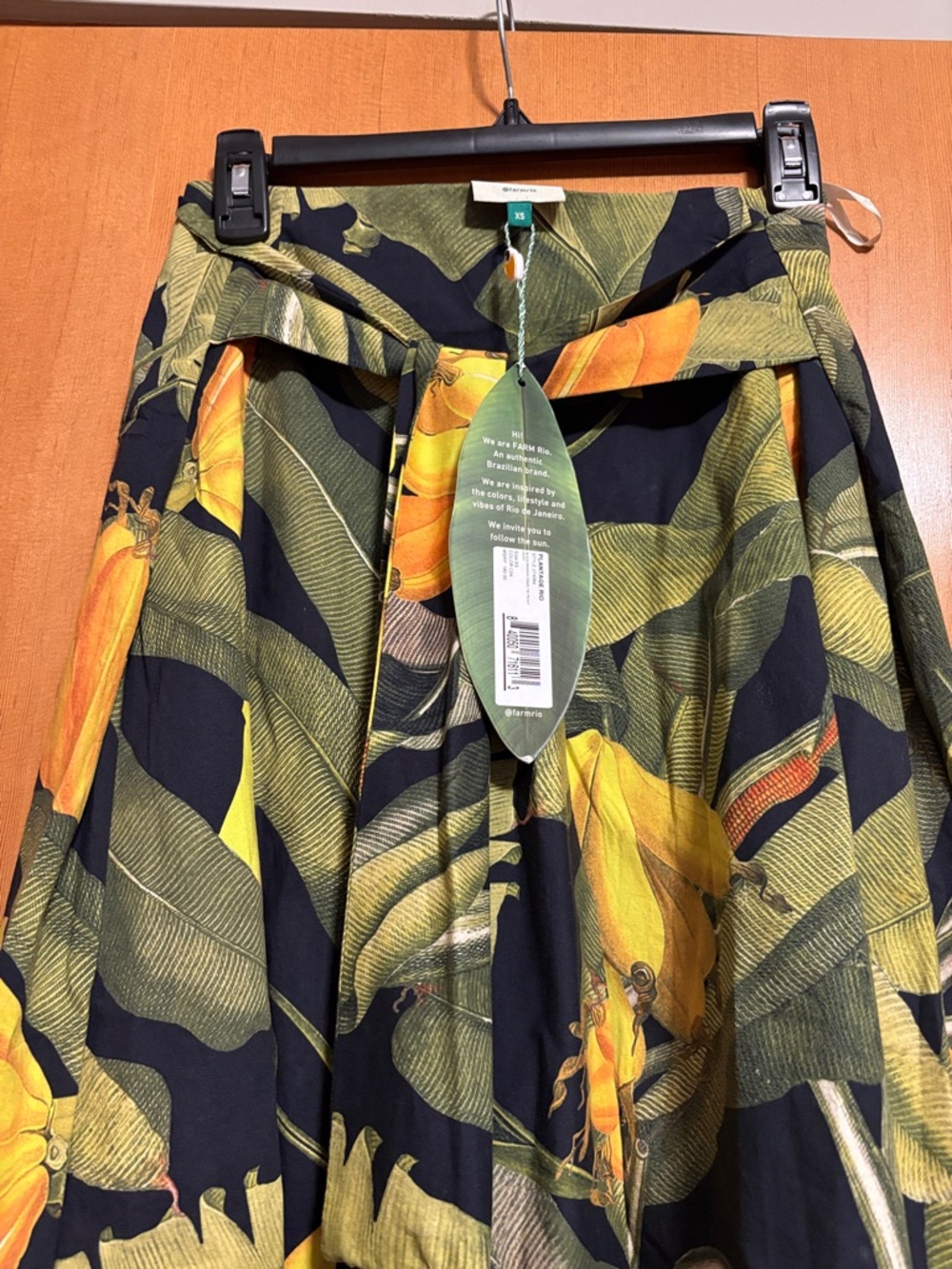 FARM Rio Banana Craze Print High-Low Skirt - Picture 7 of 7